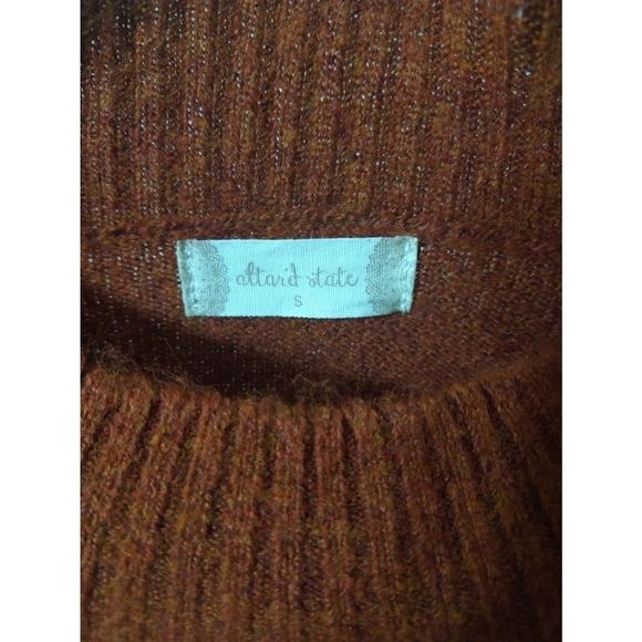 Altar'd State Women's Striped Mock Collar Sweater Dress Size S - Picture 8 of 11